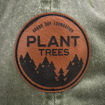 Picture of Plant Trees Leather Patch Hat-Olive/Khaki