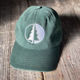 Picture of Dark Green Geometric Tree Hat