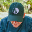 Picture of Dark Green Geometric Tree Hat