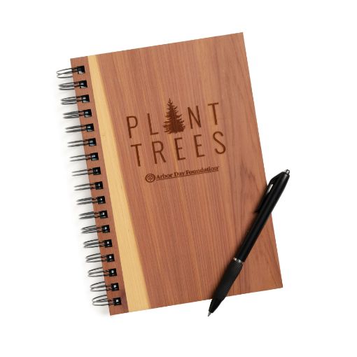 Picture of Spiral Wood Journal - Plant Trees