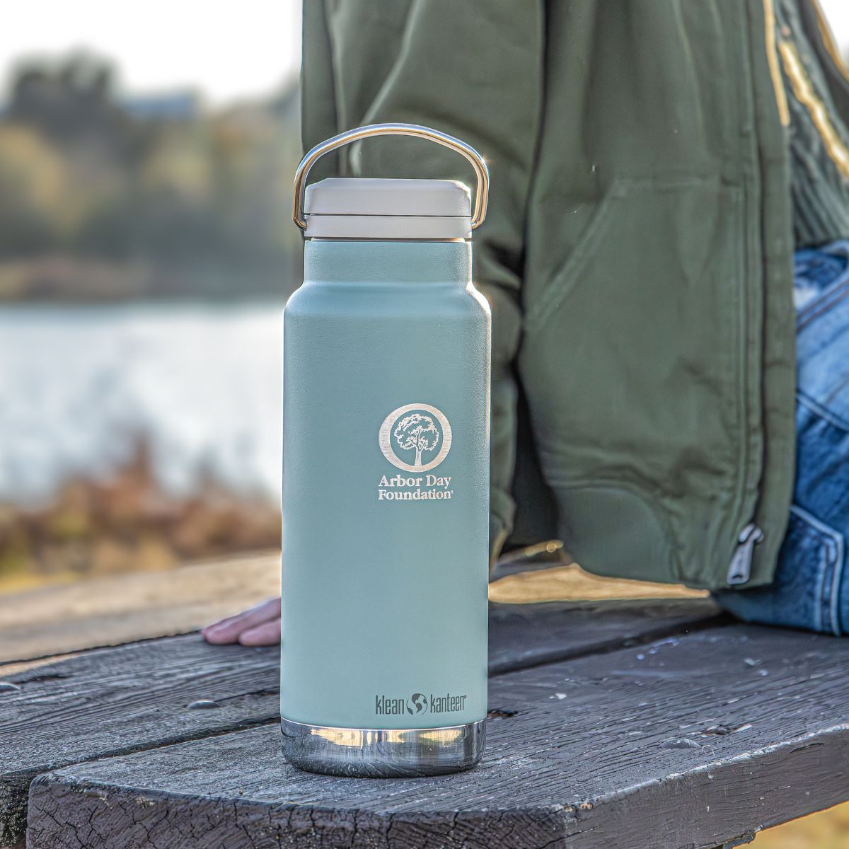 Youth Klean Kanteen Stainless Steel Water Bottle -- every purchase plants a  tree - Arbor Day Foundation