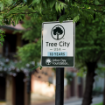 Picture of Tree City USA Sign Stickers