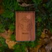 Picture of Recycled Leaves Spiral Wood Notebook